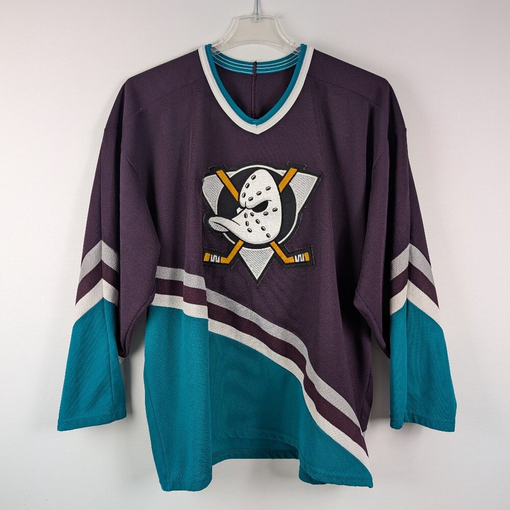 Vintage CCM Mighty Ducks Made In Canada Jersey XXL